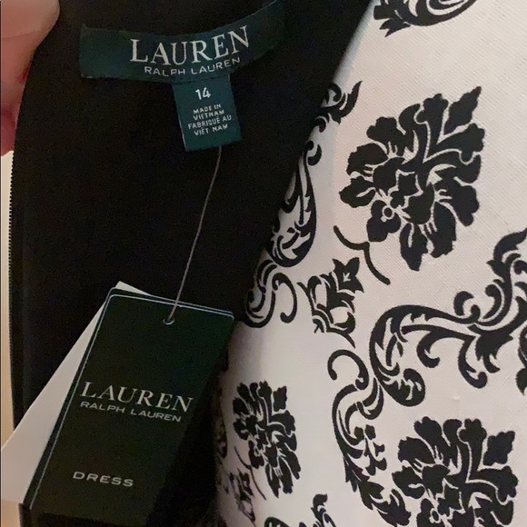 NWT Lauren Ralph Lauren Striped Sequin Dress - Picture 12 of 13